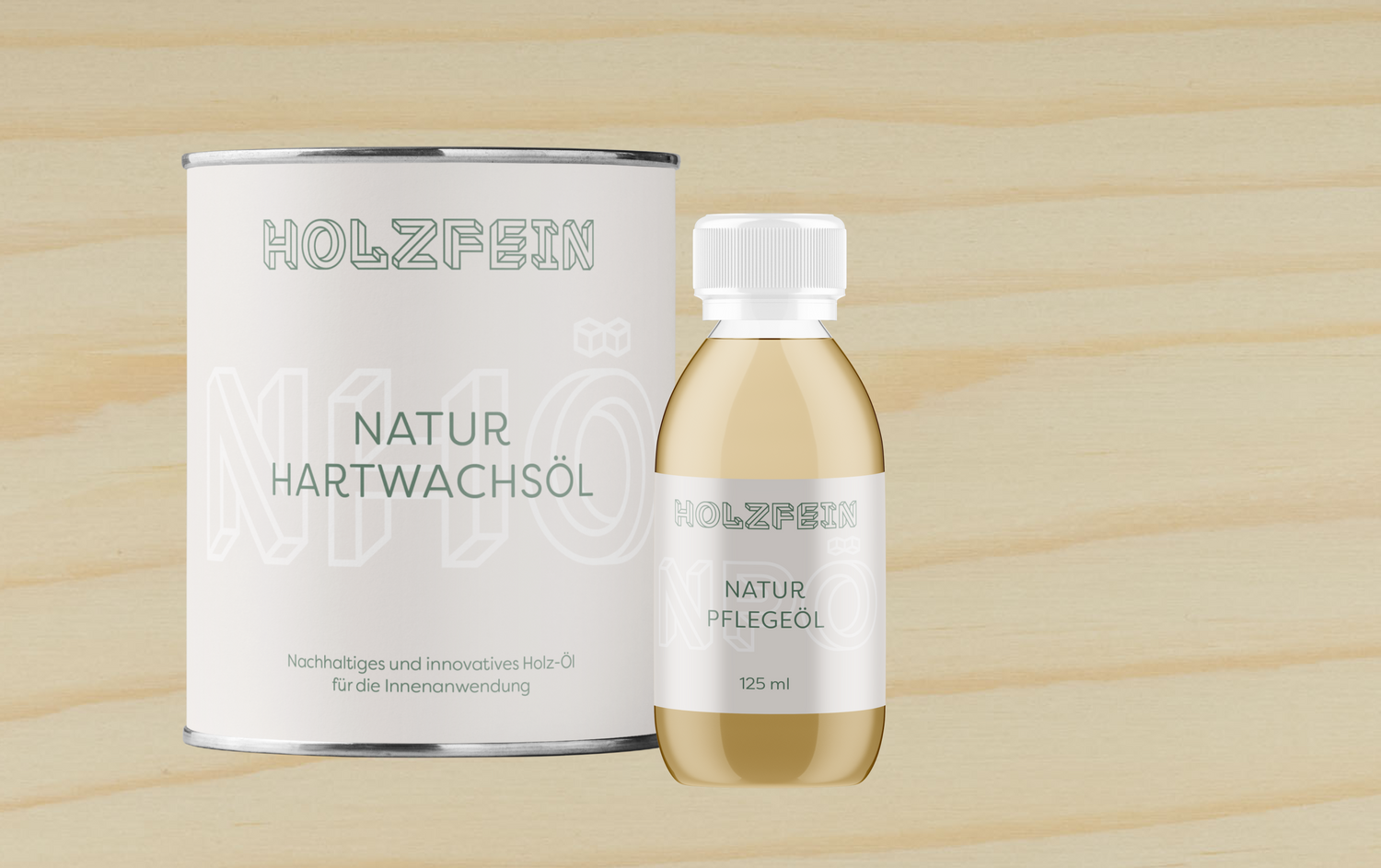 HOLZFEIN NATUR HARTWACHSÖL vs HOLZFEIN NATUR PFLEGEÖL