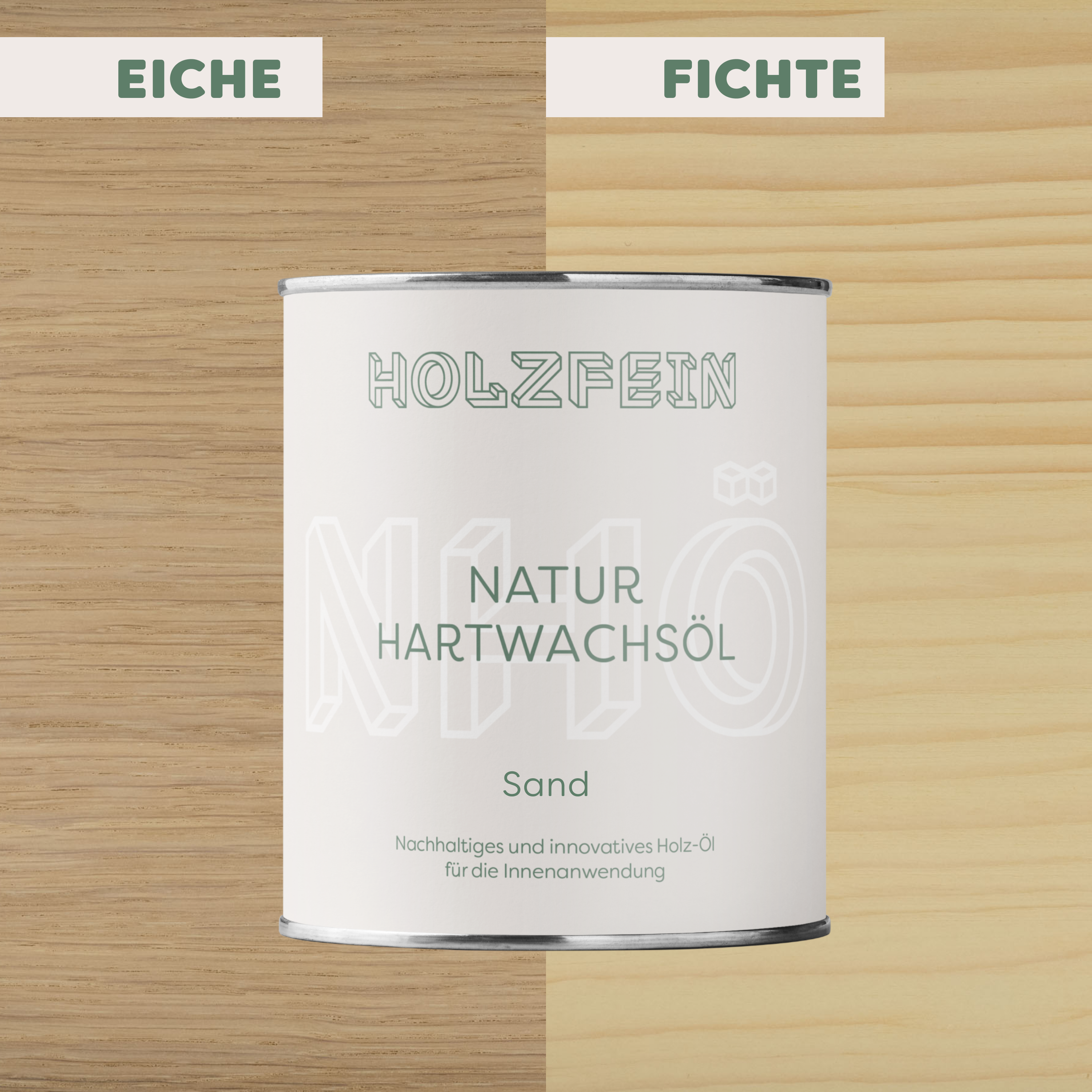 Natur Hartwachsöl FARBIG | Sand