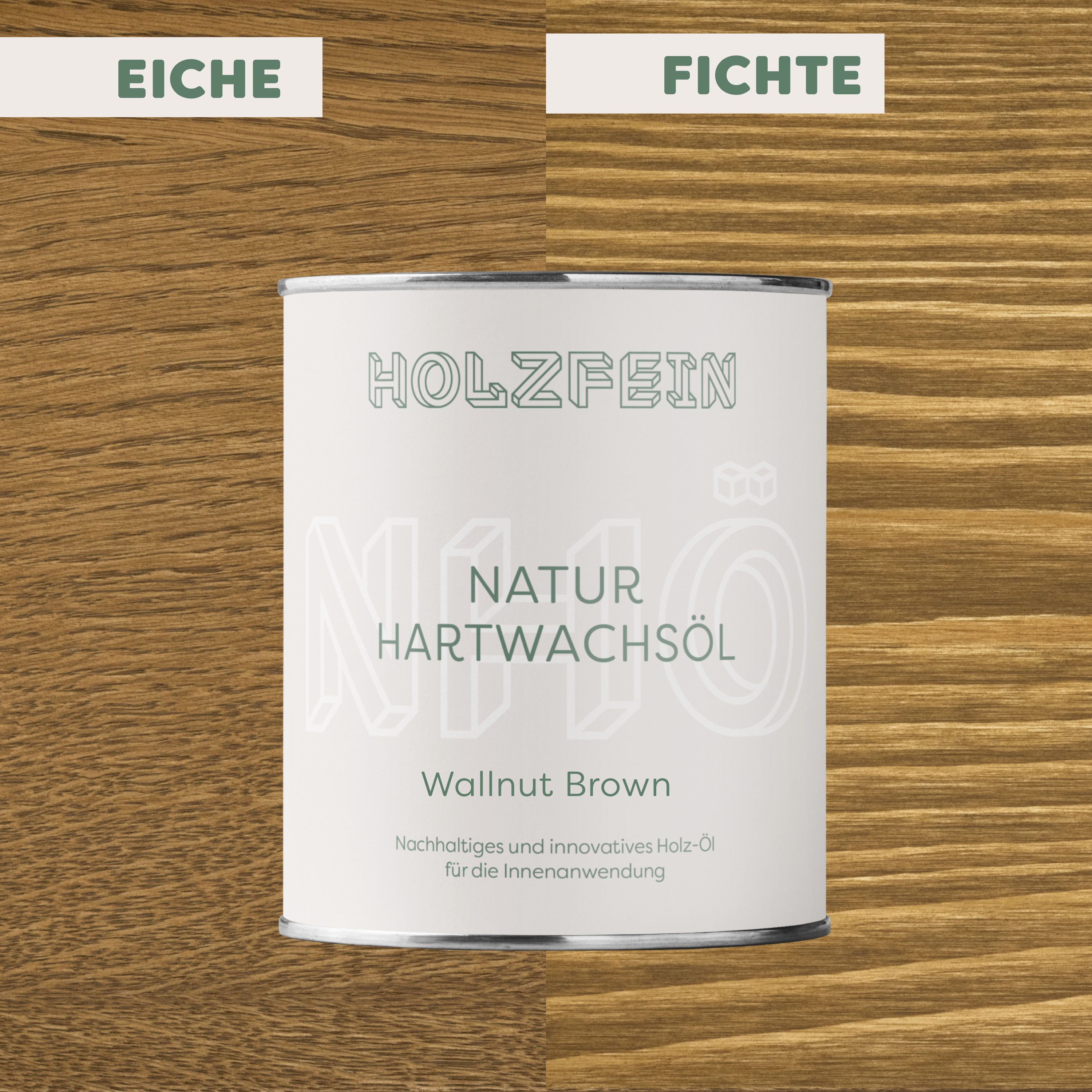 Natur Hartwachsöl FARBIG | Wallnut Brown