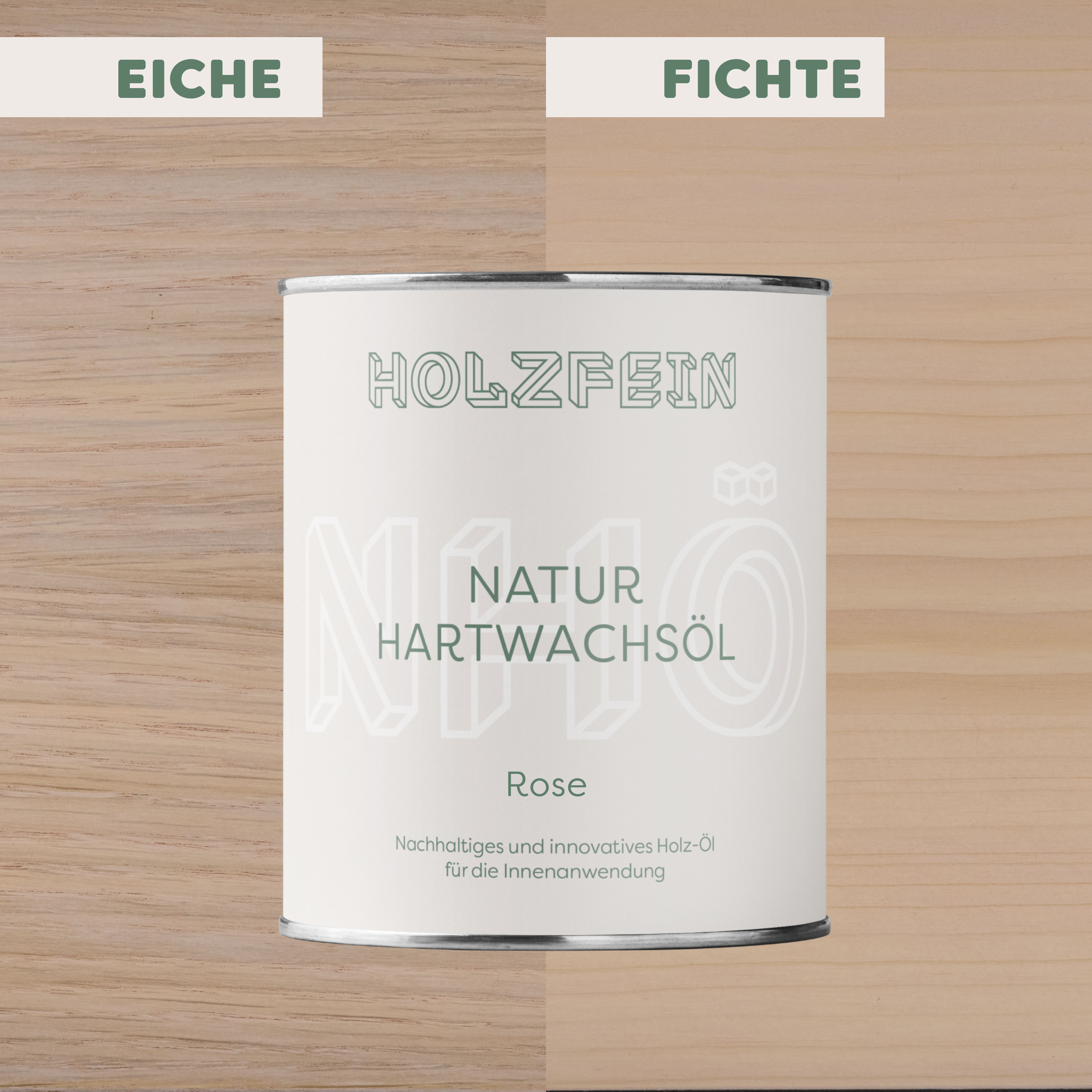 Natur Hartwachsöl FARBIG | Rose