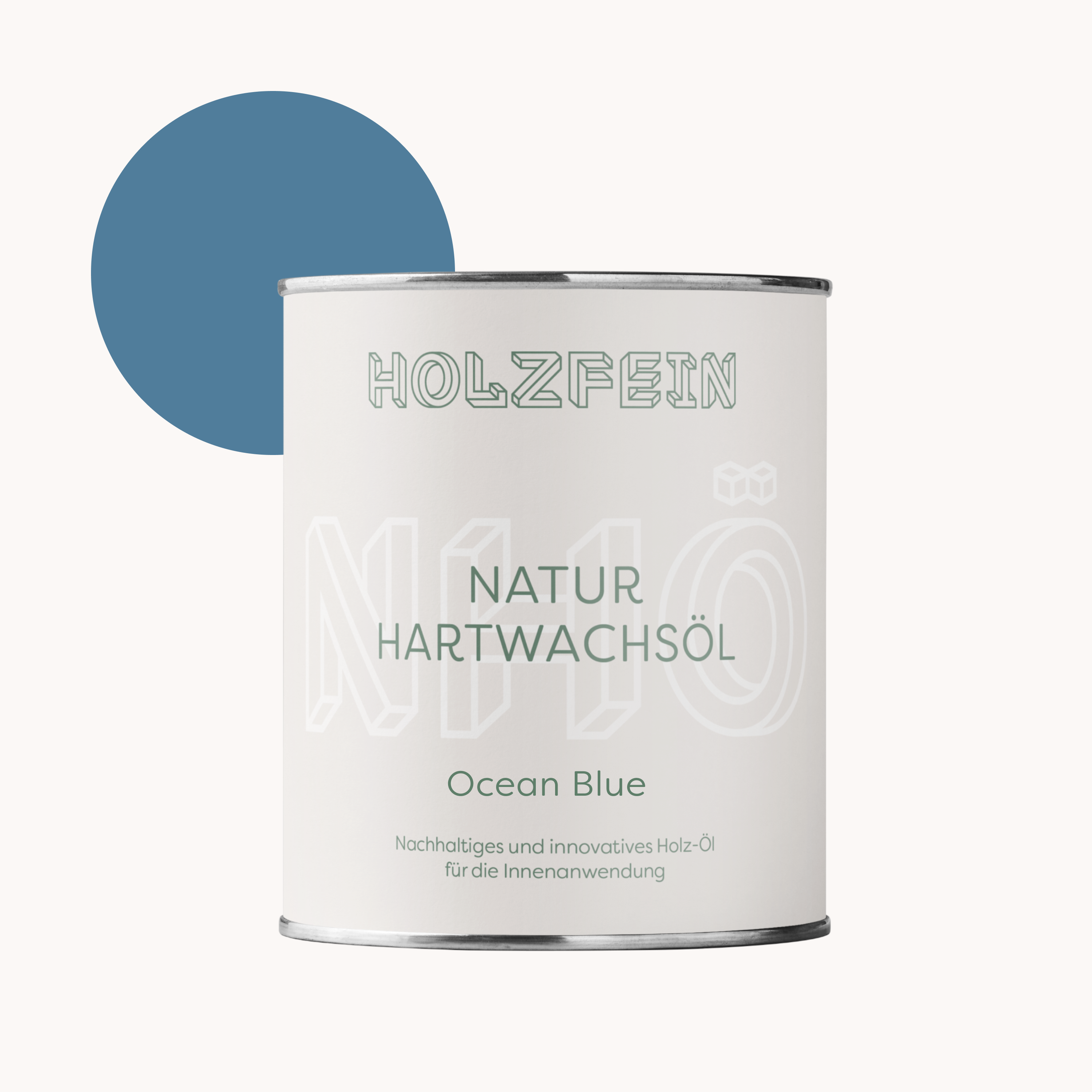 Natur Hartwachsöl FARBIG | Ocean Blue