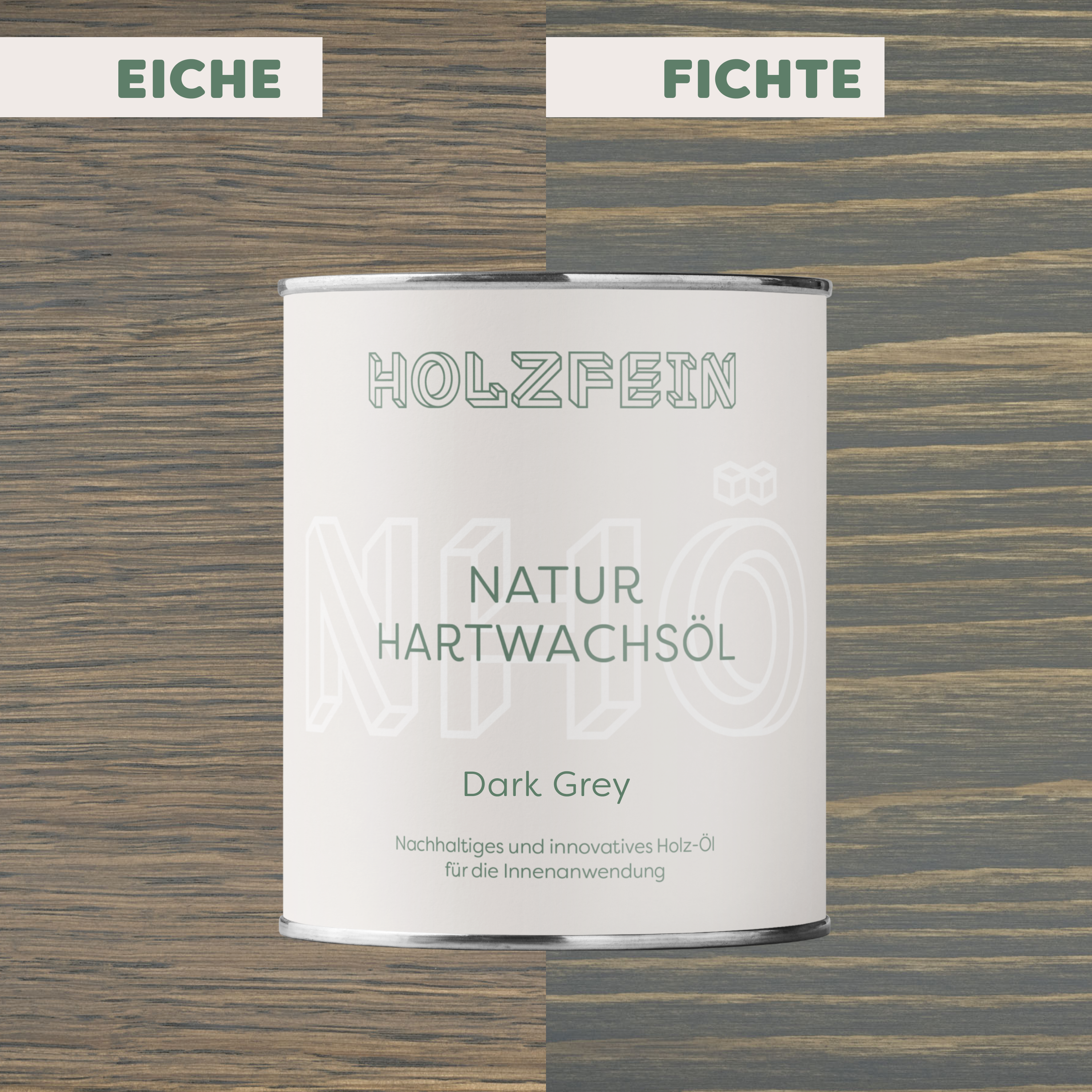 Natur Hartwachsöl FARBIG | Dark Grey