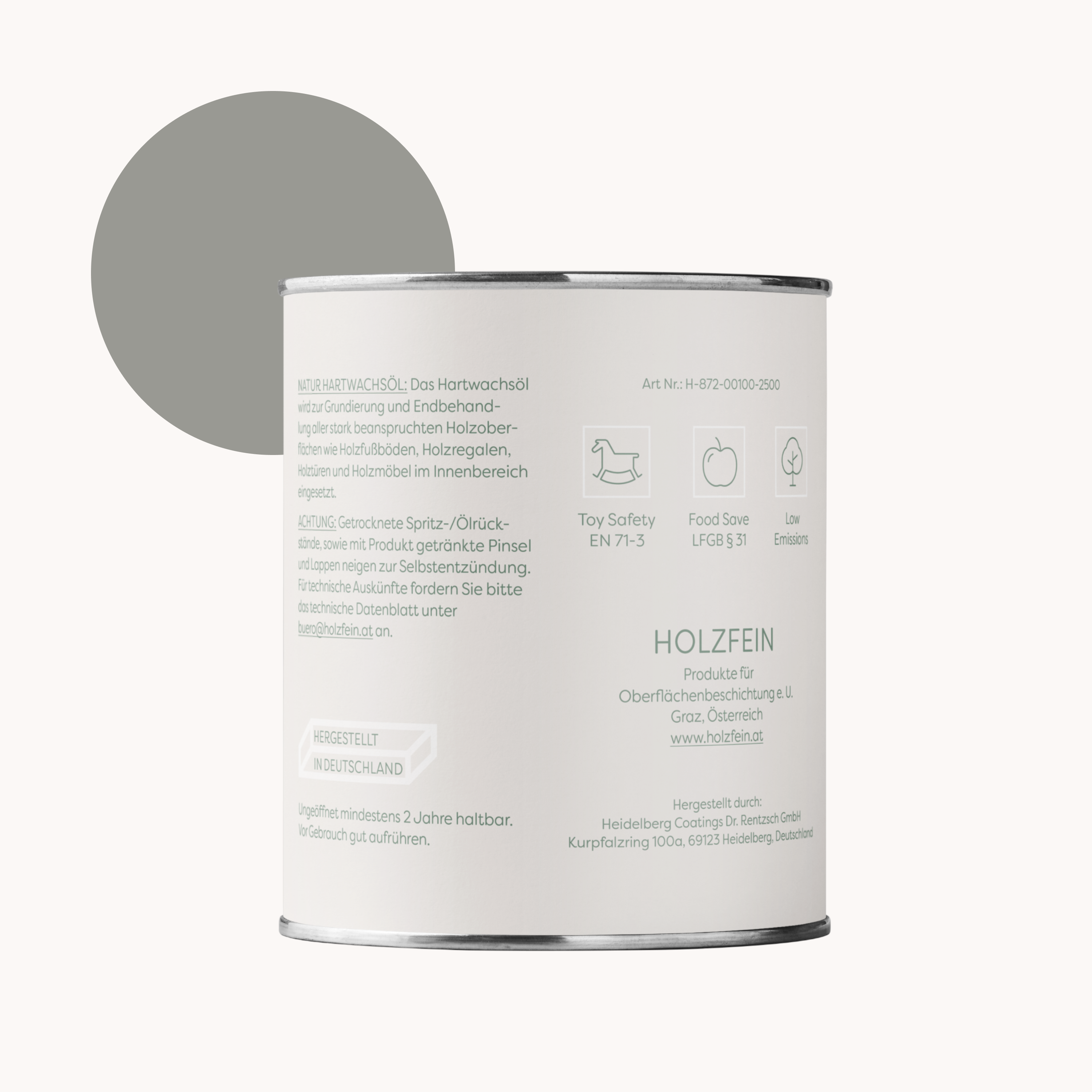 Natur Hartwachsöl FARBIG | Pidgeon