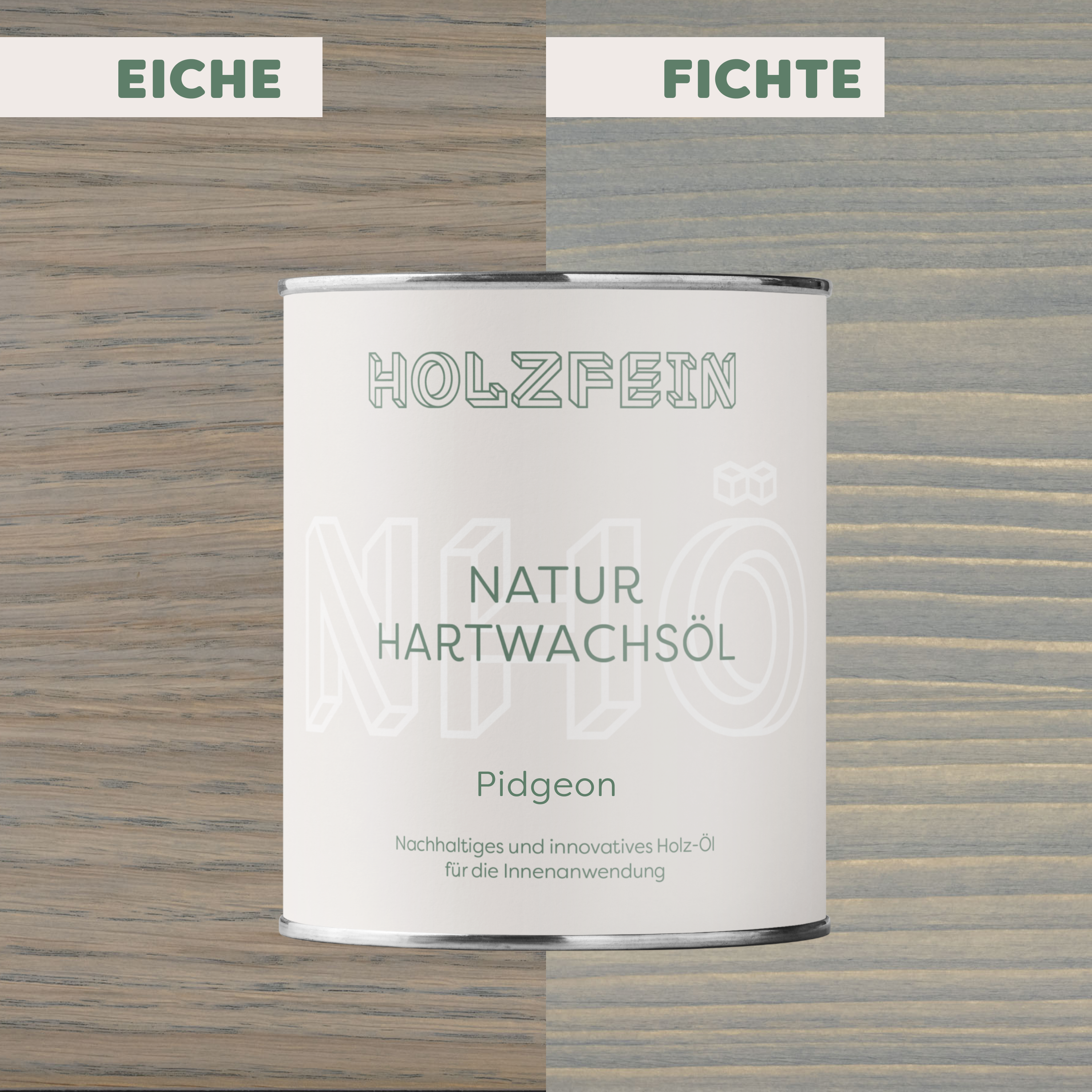 Natur Hartwachsöl FARBIG | Pidgeon