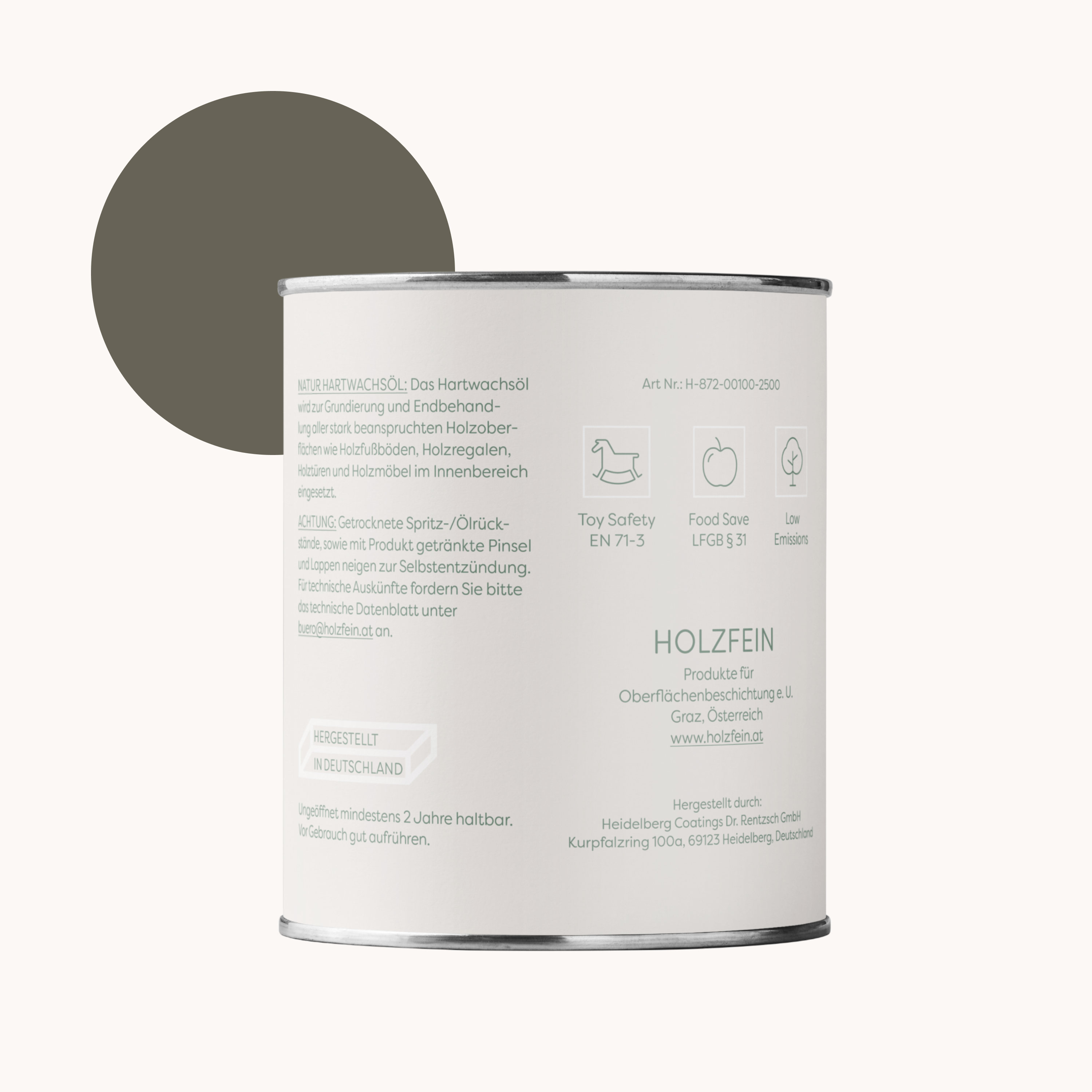 Natur Hartwachsöl FARBIG | Cocoa