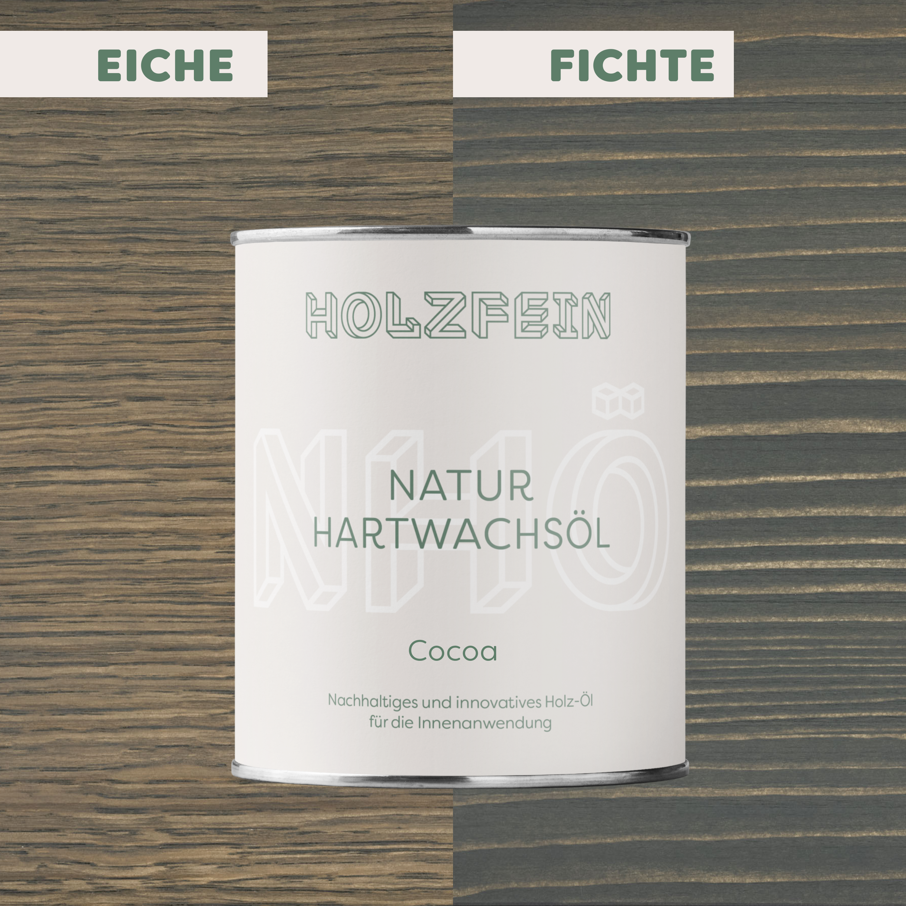 Natur Hartwachsöl FARBIG | Cocoa