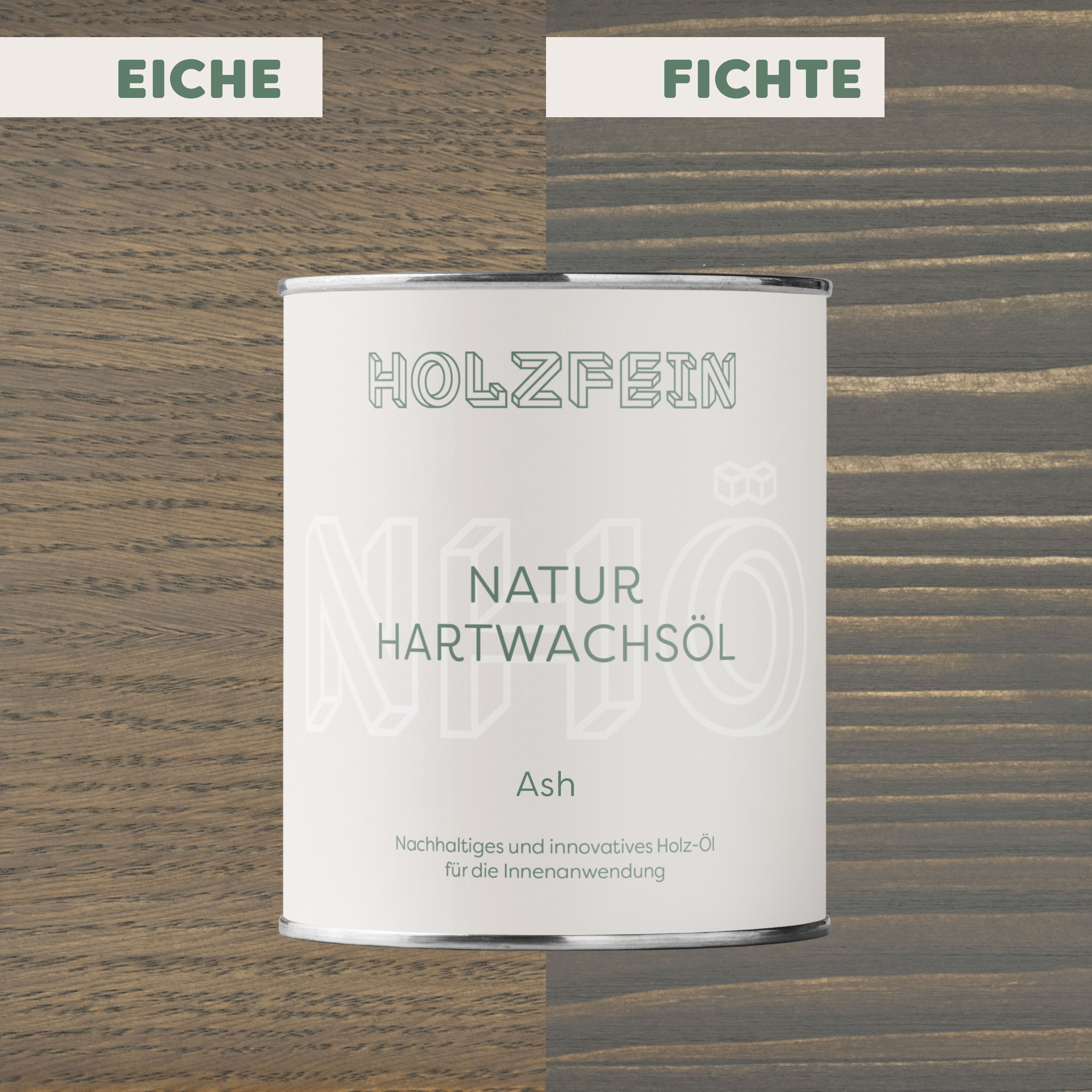 Natur Hartwachsöl FARBIG | Ash