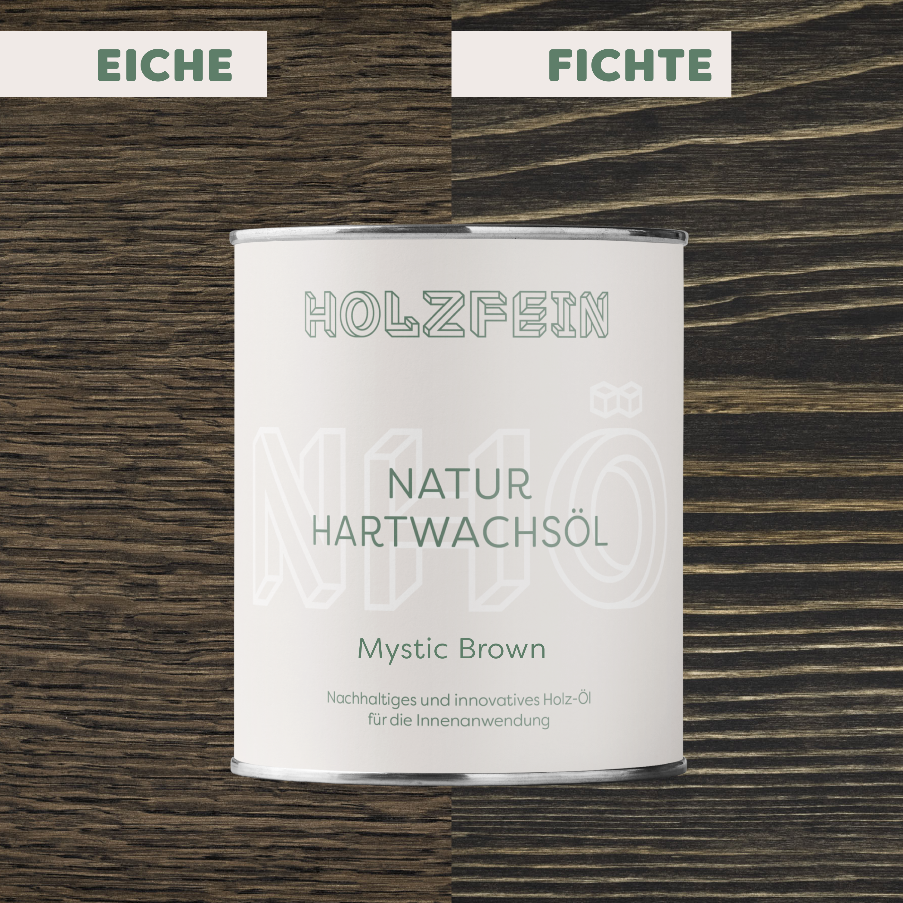 Natur Hartwachsöl FARBIG | Mystic Brown