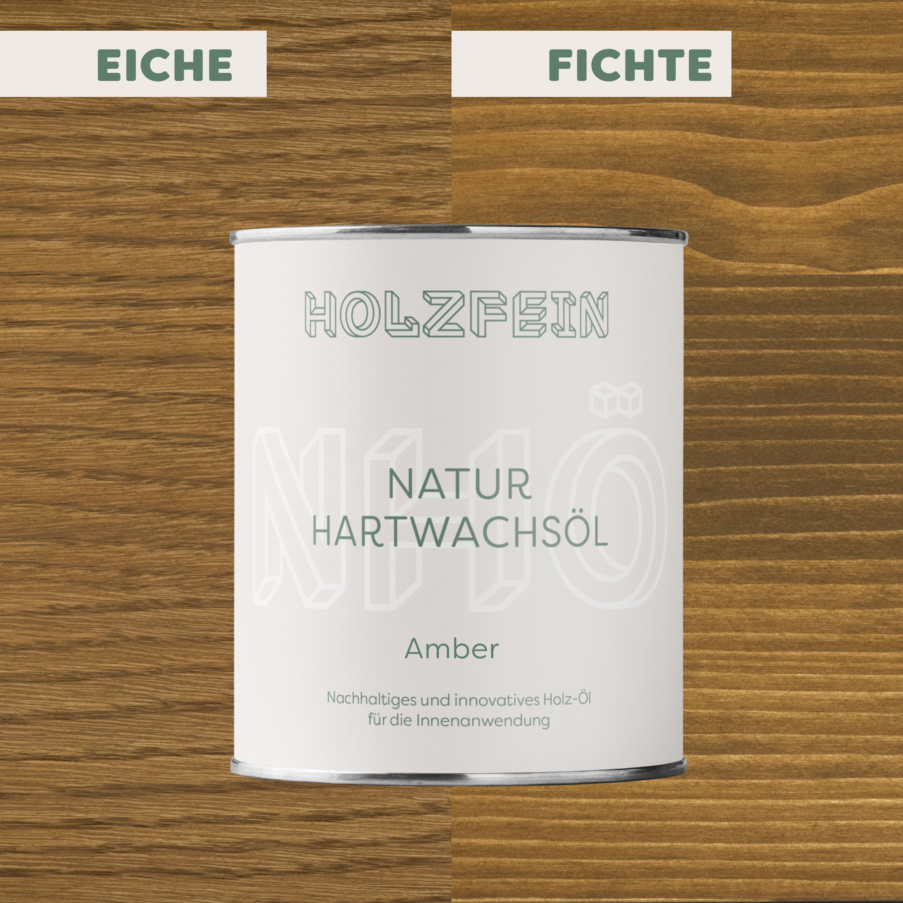 Natur Hartwachsöl FARBIG | Amber