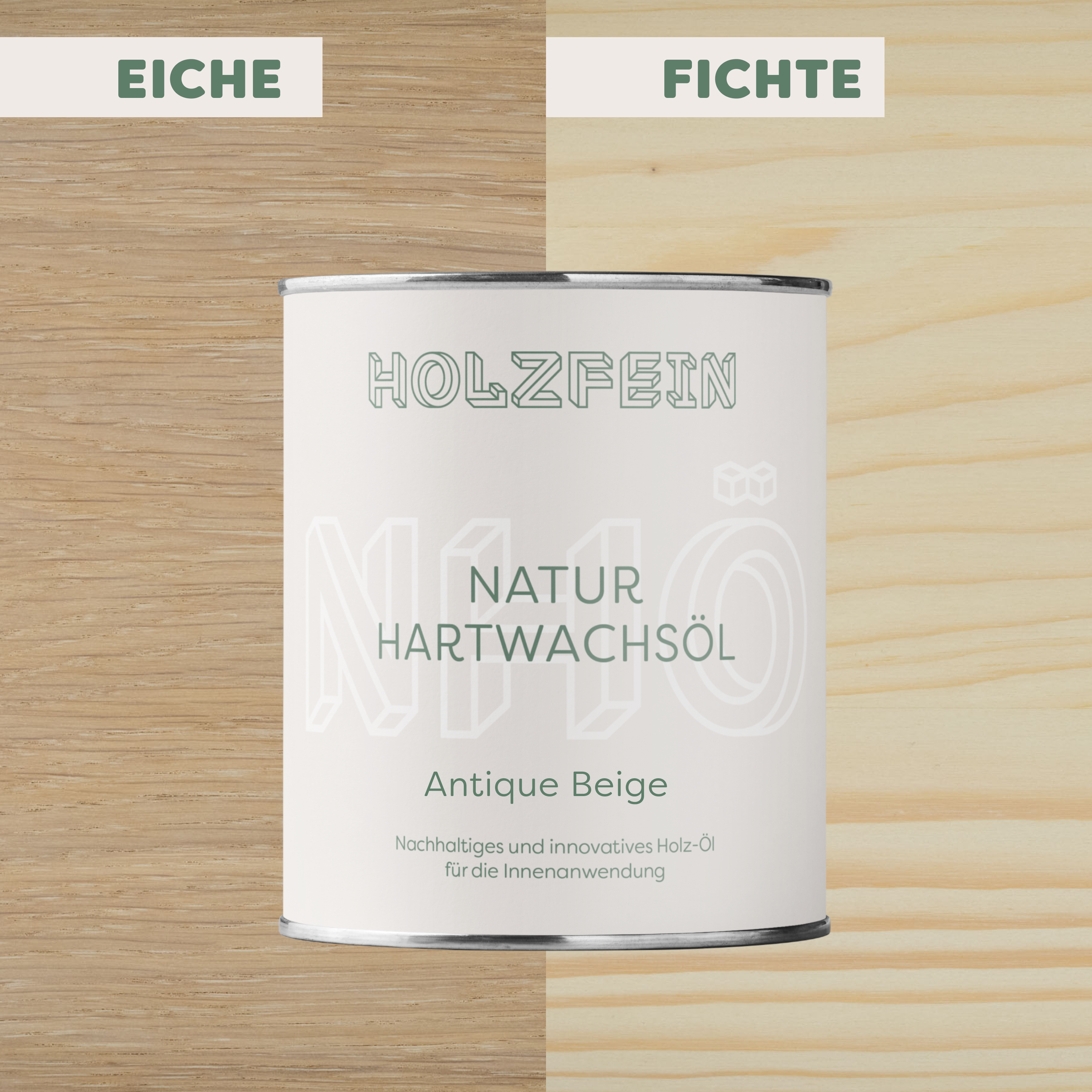 Natur Hartwachsöl FARBIG | Antique Beige