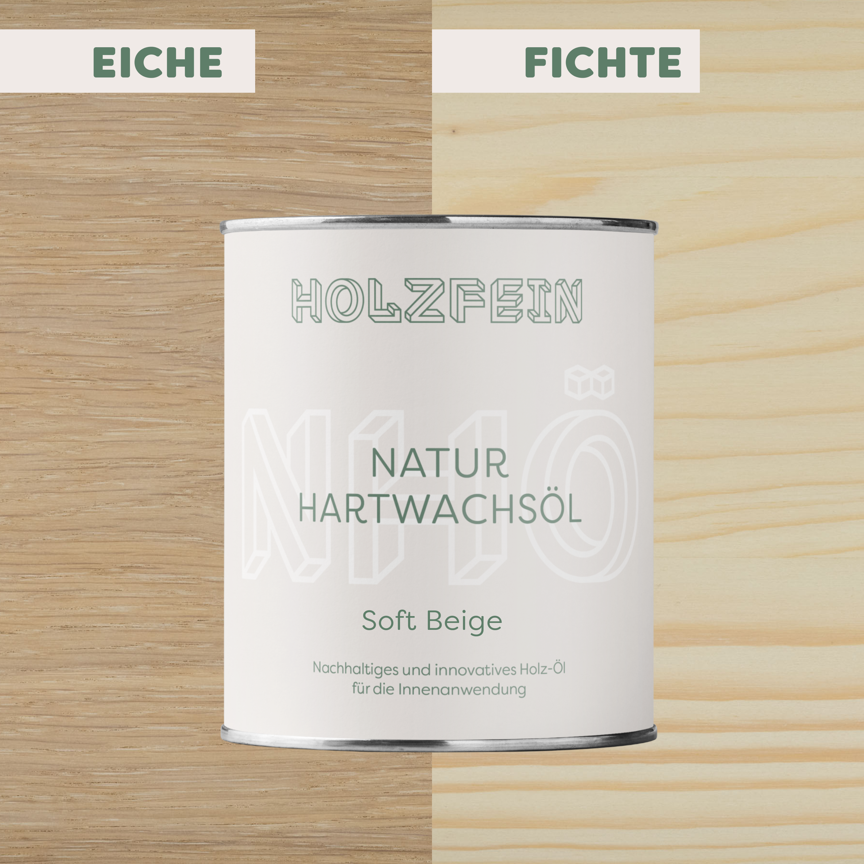 Natur Hartwachsöl FARBIG | Soft Beige