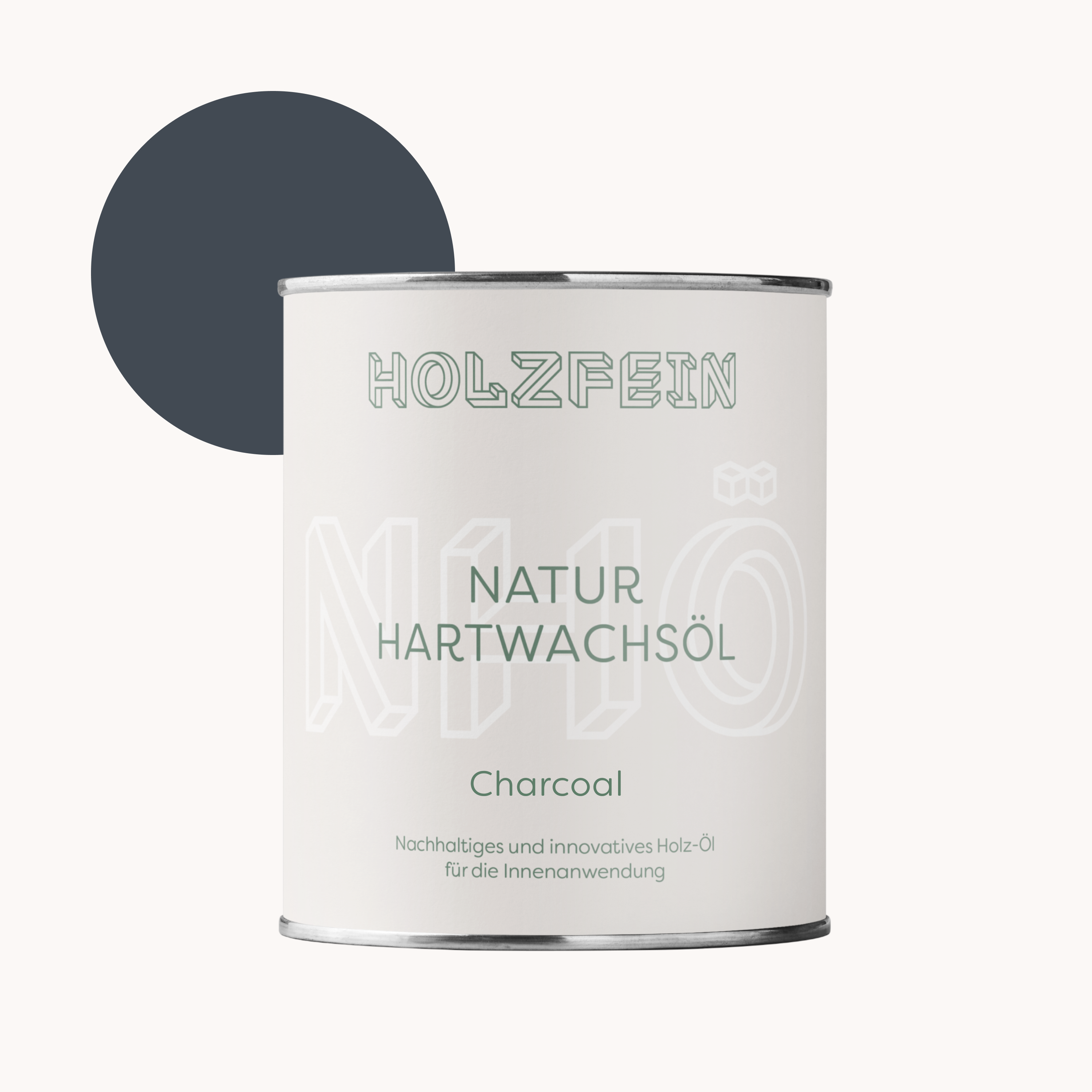 Natur Hartwachsöl FARBIG | Charcoal